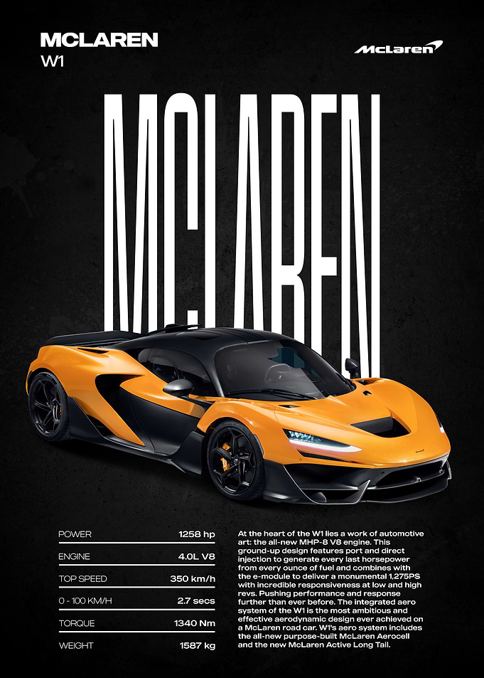 McLaren W1 Supercar