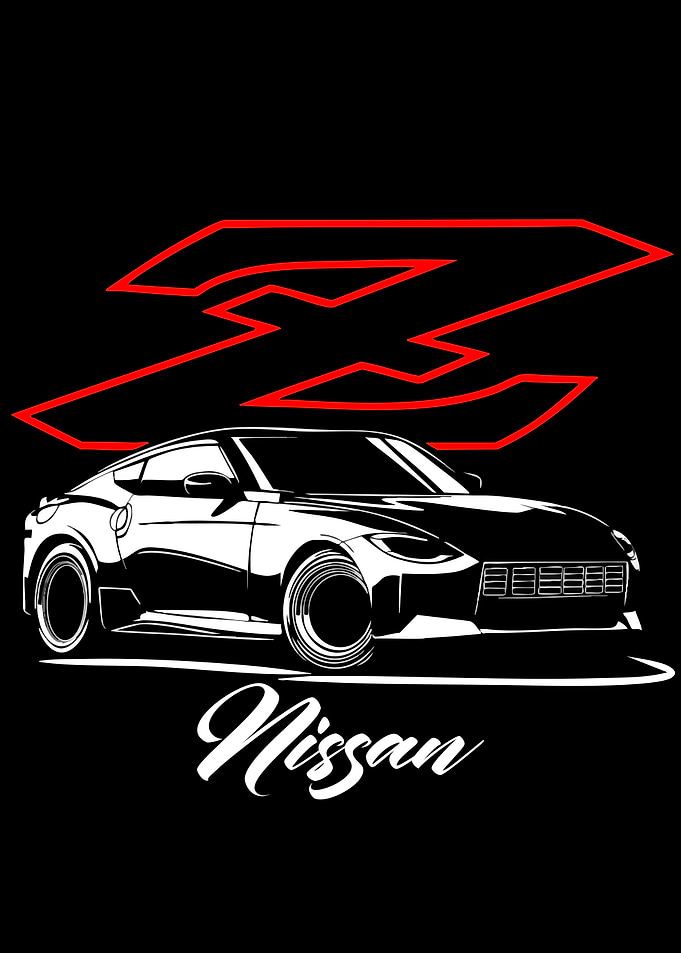 Nissan Z Car with Red Z Logo