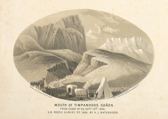 Mouth of Timpanogos Cañon