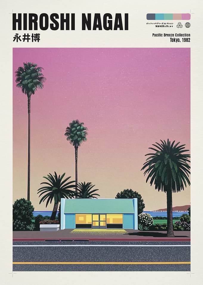 Hiroshi Nagai Retro Cityscape