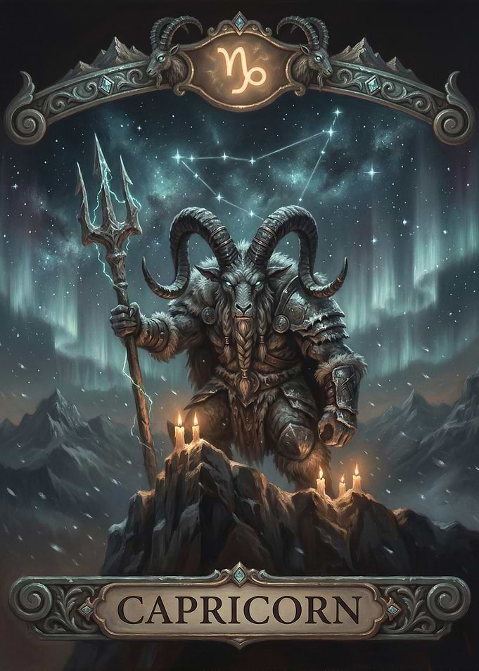 Capricorn Zodiac Warrior