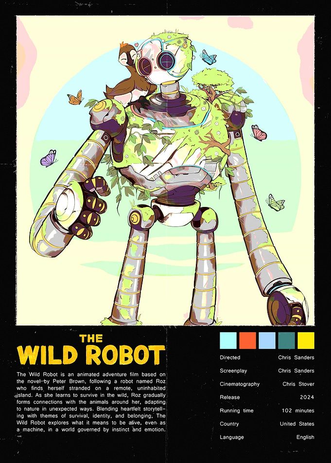 The Wild Robot Movie Poster