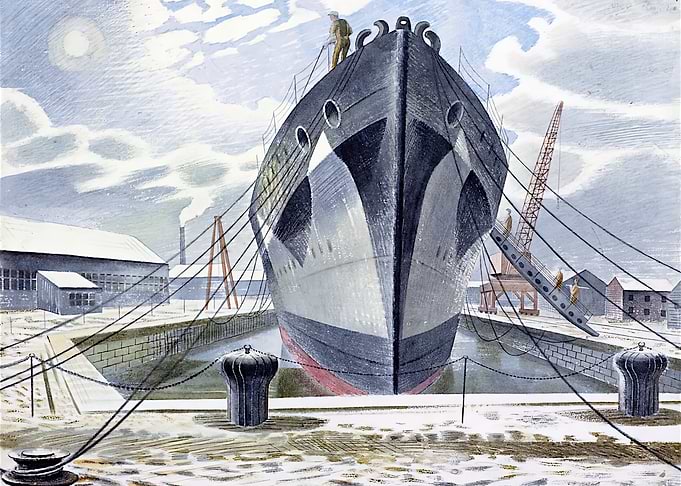 Ship in Dry Dock