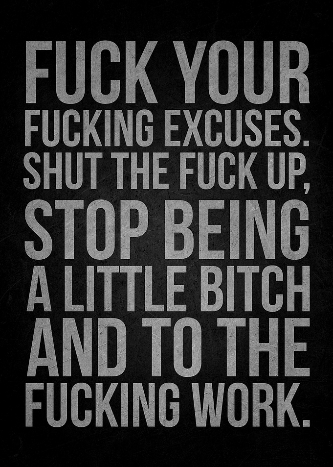 Motivational Text Art