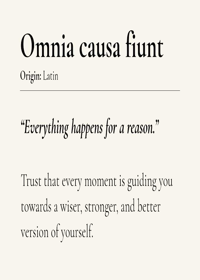 Latin Quote About Life