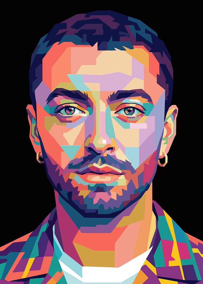 Sam Smith Pop Art Portrait