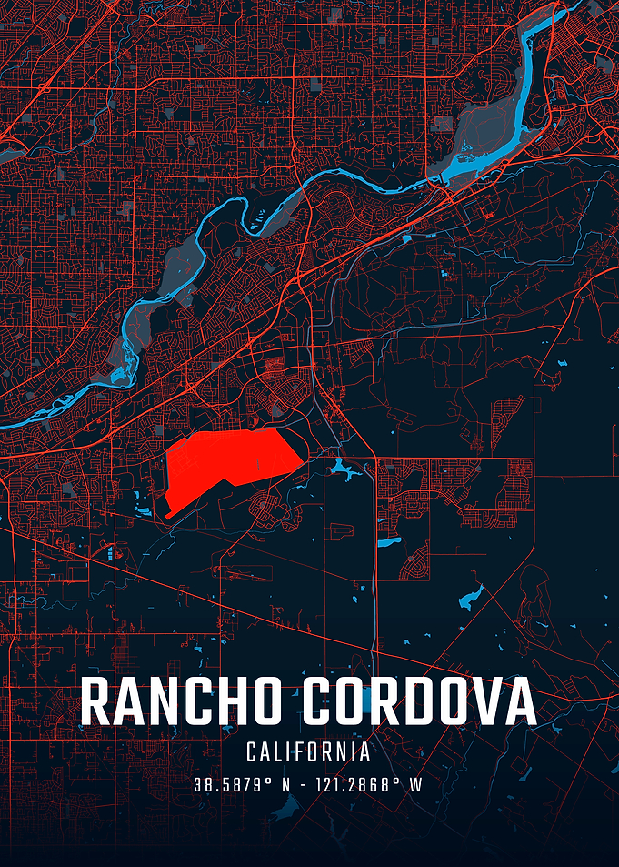 Rancho Cordova City Map