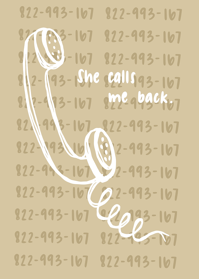 Retro Phone with Text Noah