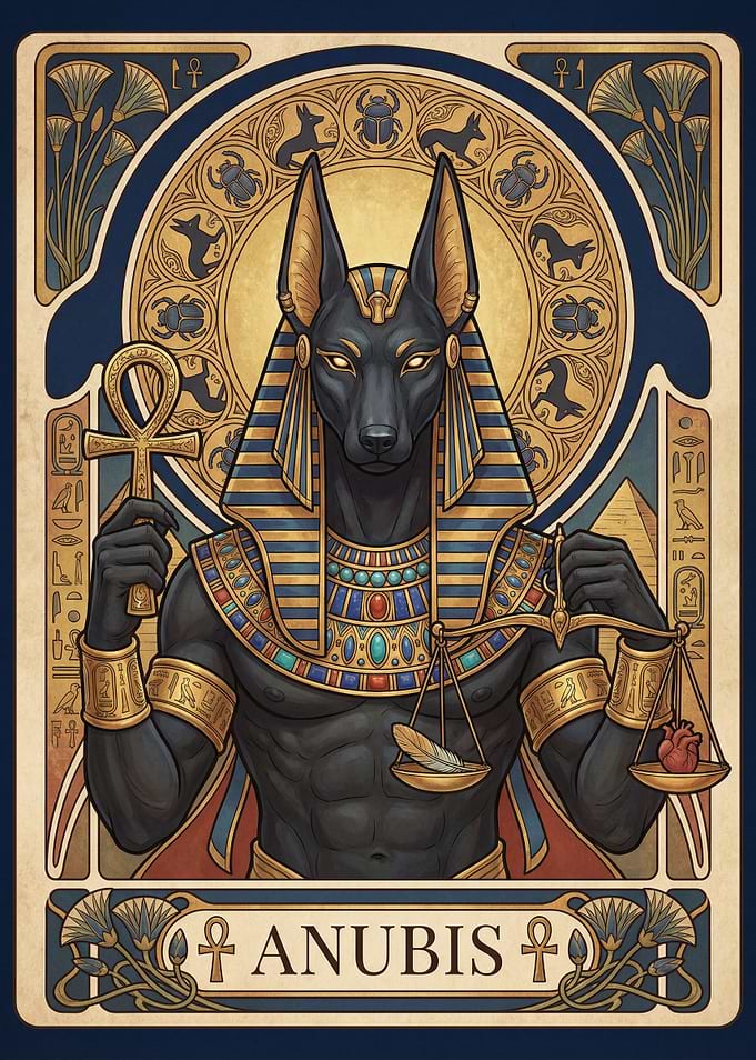 Anubis Weighing the Heart