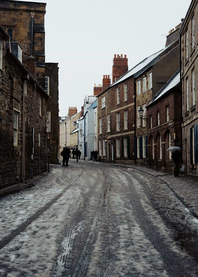 Snowy Durham Street Scene