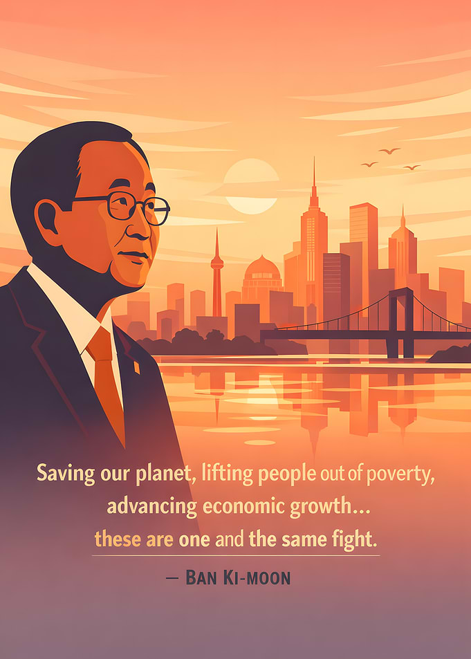 Ban Ki-moon quote about global issues