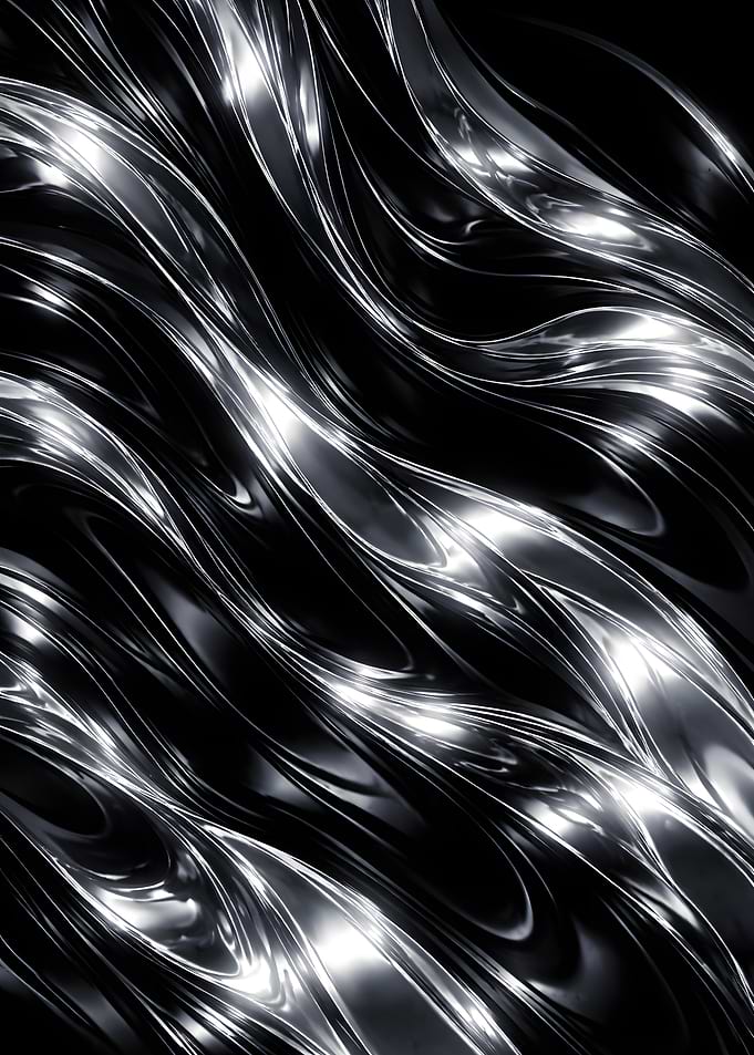 Abstract Metallic Waves