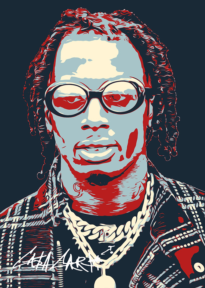Playboi Carti Pop Art Portrait