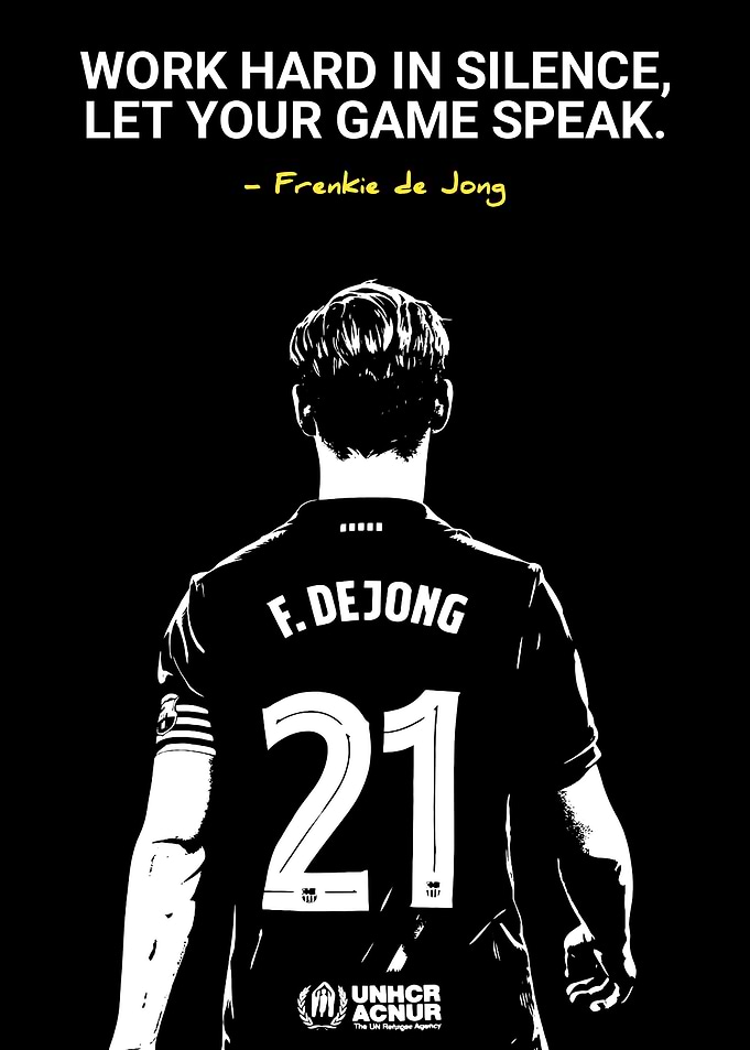 Frenkie de Jong Quote Poster
