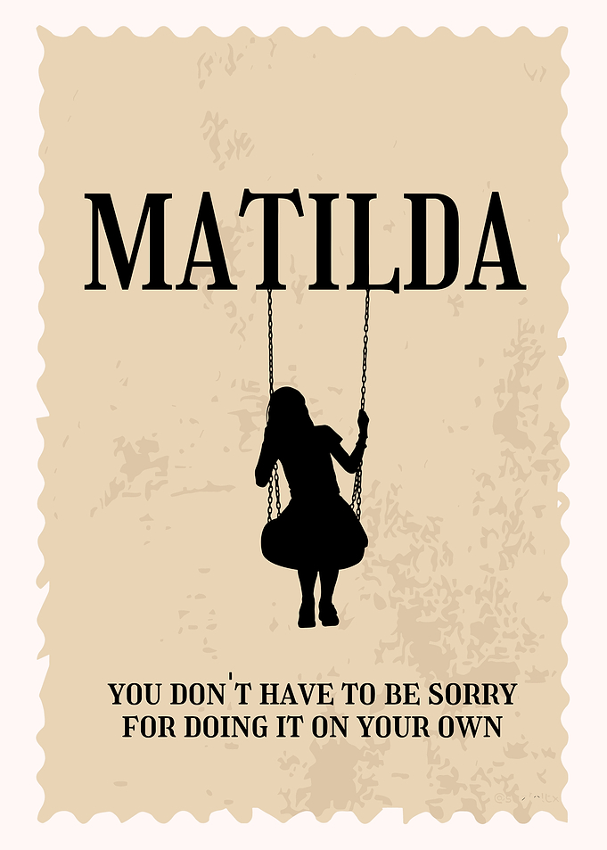 Matilda Silhouette on a Swing