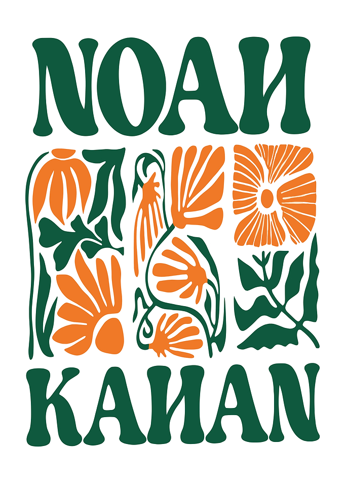 Noah Kahan Floral Logo