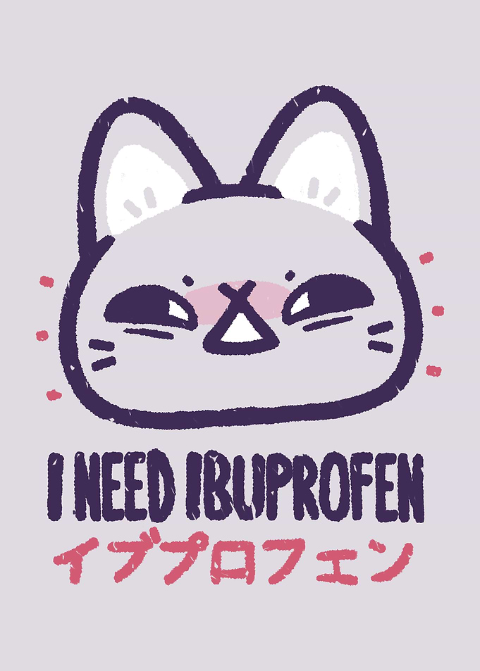 Ibuprofen Cat Meme