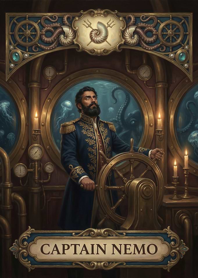 Captain Nemo at the Helm