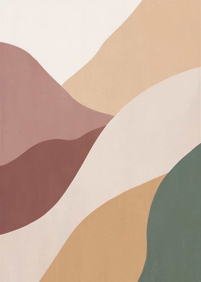 Abstract Landscape with Earth Tones