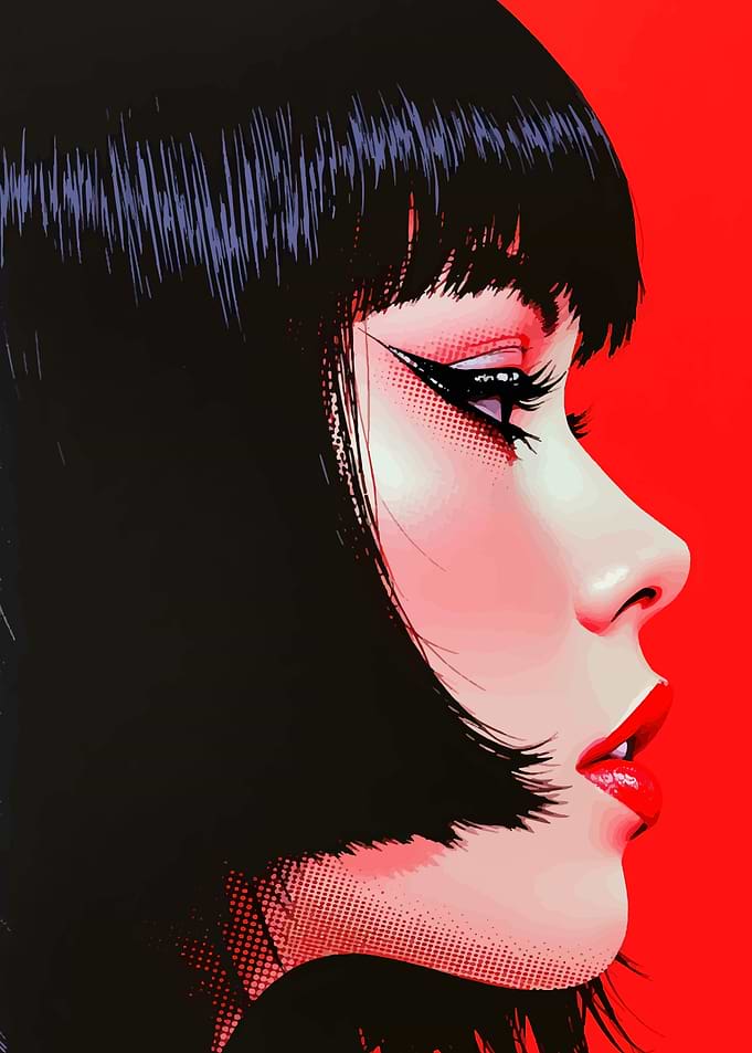 Stylized Portrait of a Woman