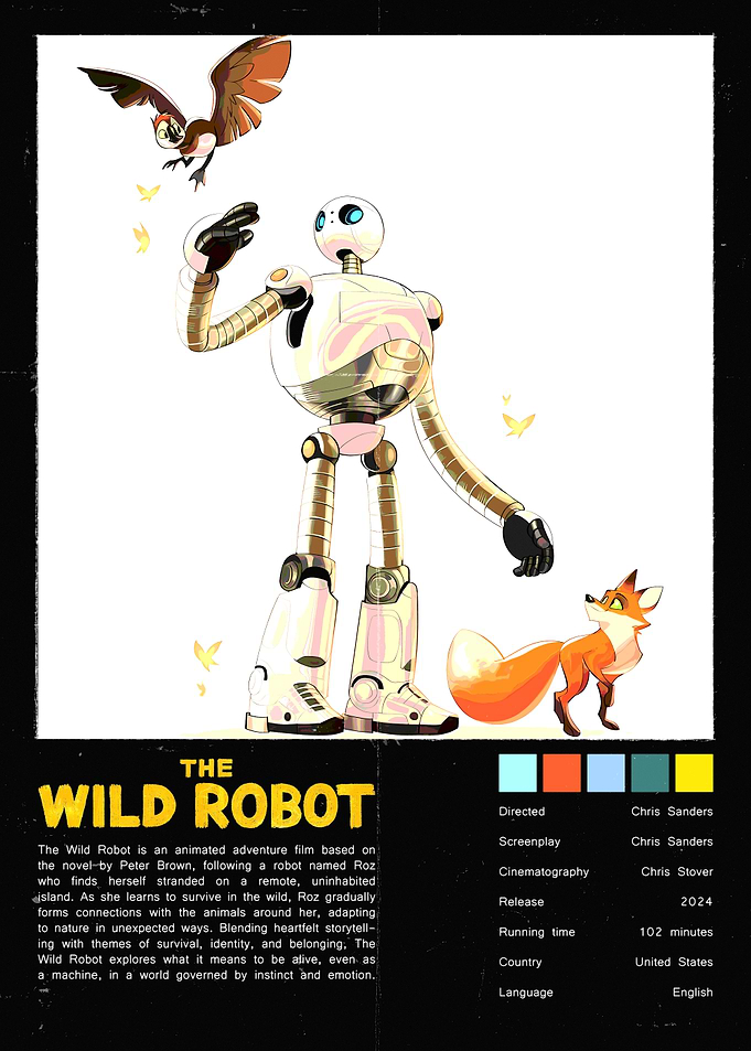 The Wild Robot Movie Poster