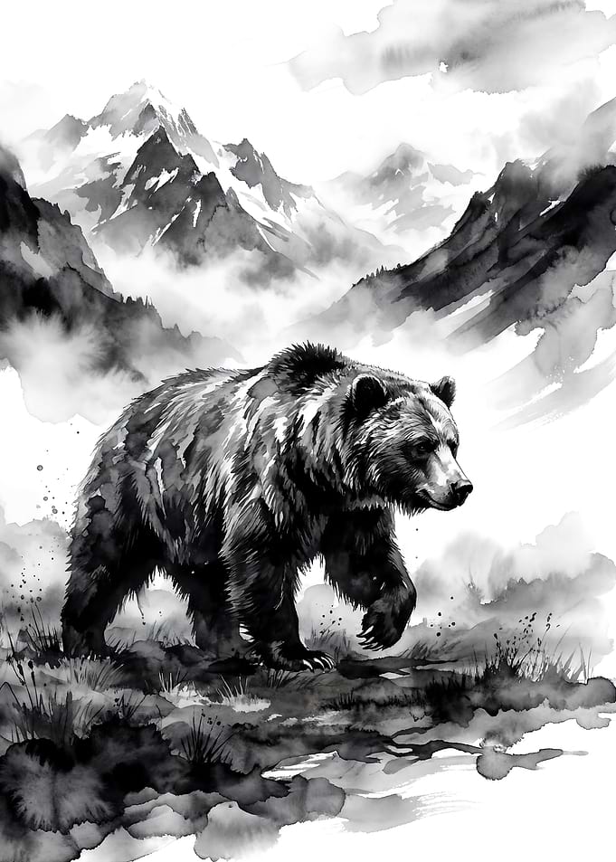Bear in Misty Mountains