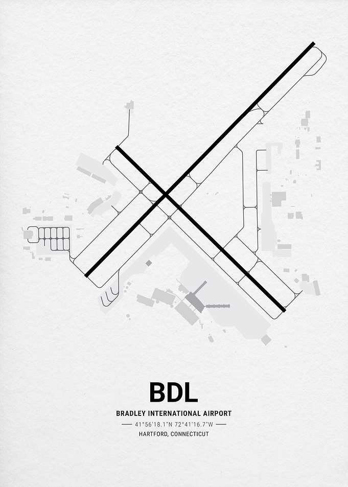 Bradley International Airport Map