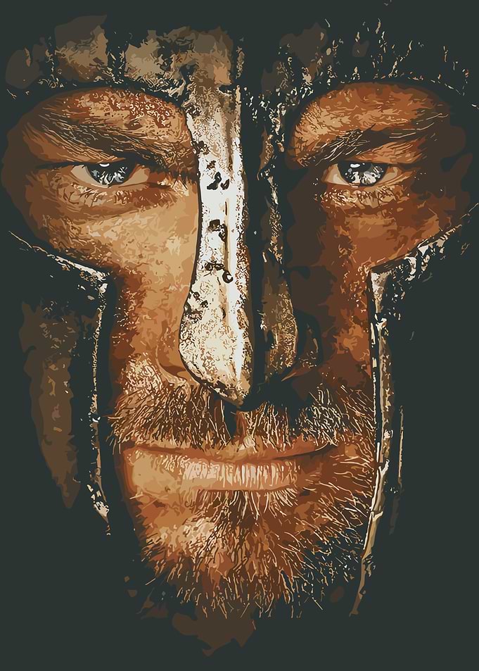 Warrior in Helmet