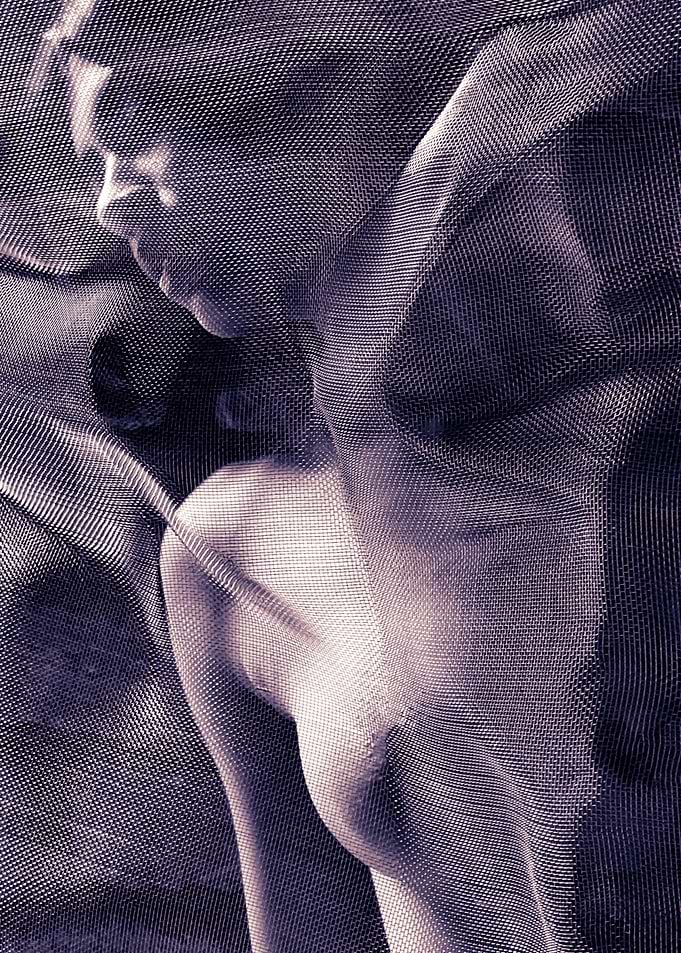 Abstract Figure Under Mesh