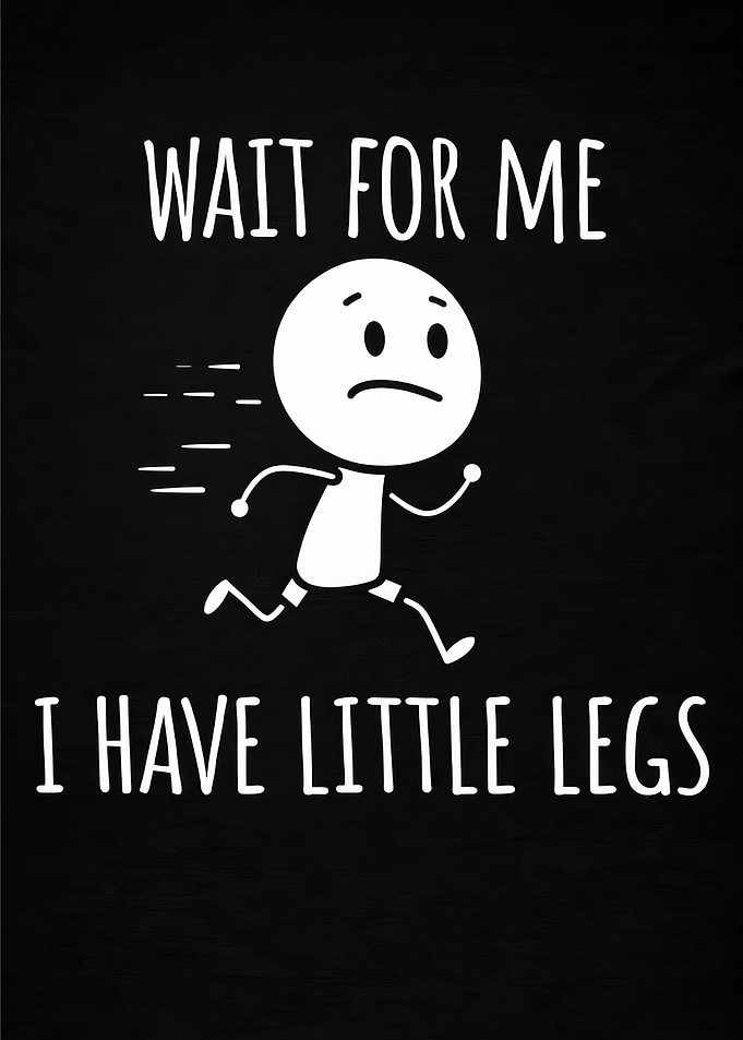 Wait For Me I Have Little Legs