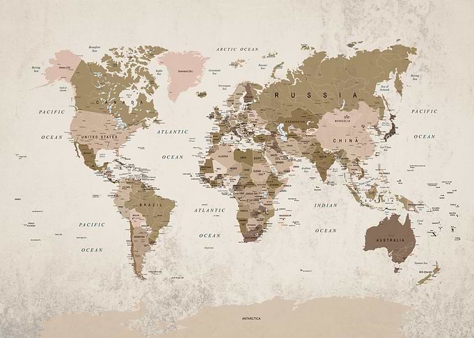 Vintage World Map