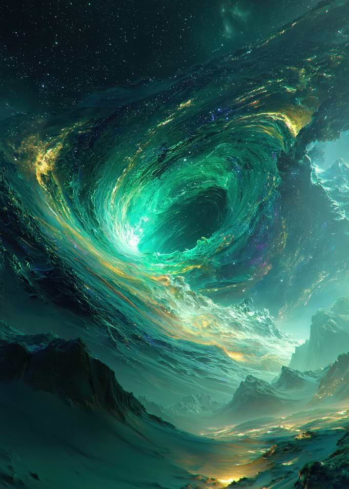 Cosmic Vortex and Alien Landscape