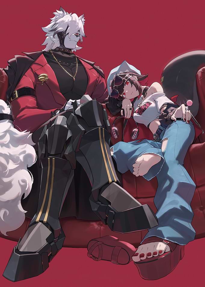 Zenless Zone Zero Lycaon and Ellen Joe