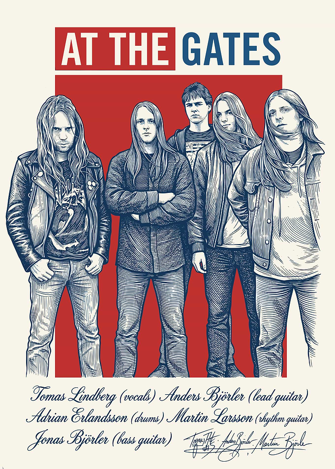 At The Gates Band Poster