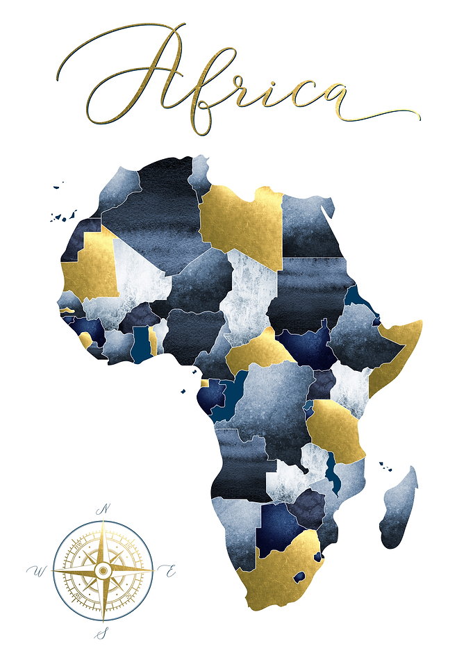 Artistic Map of Africa