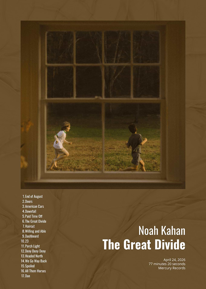 Noah Kahan The Great Divide Album Art