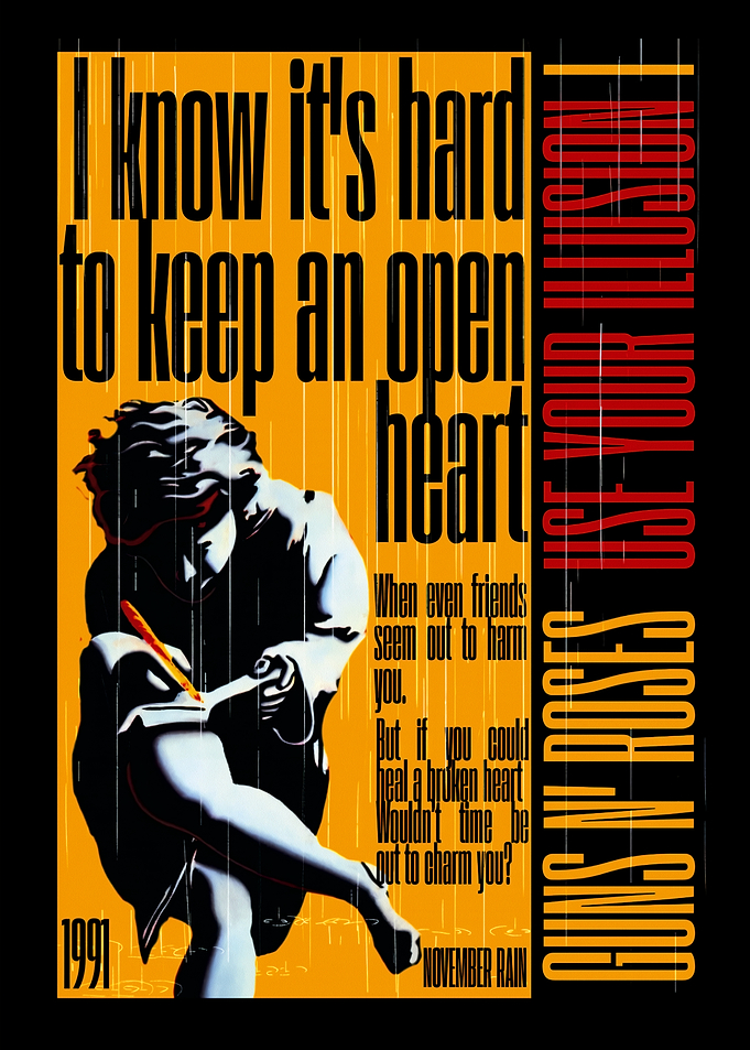 Guns N' Roses Use Your Illusion Poster
