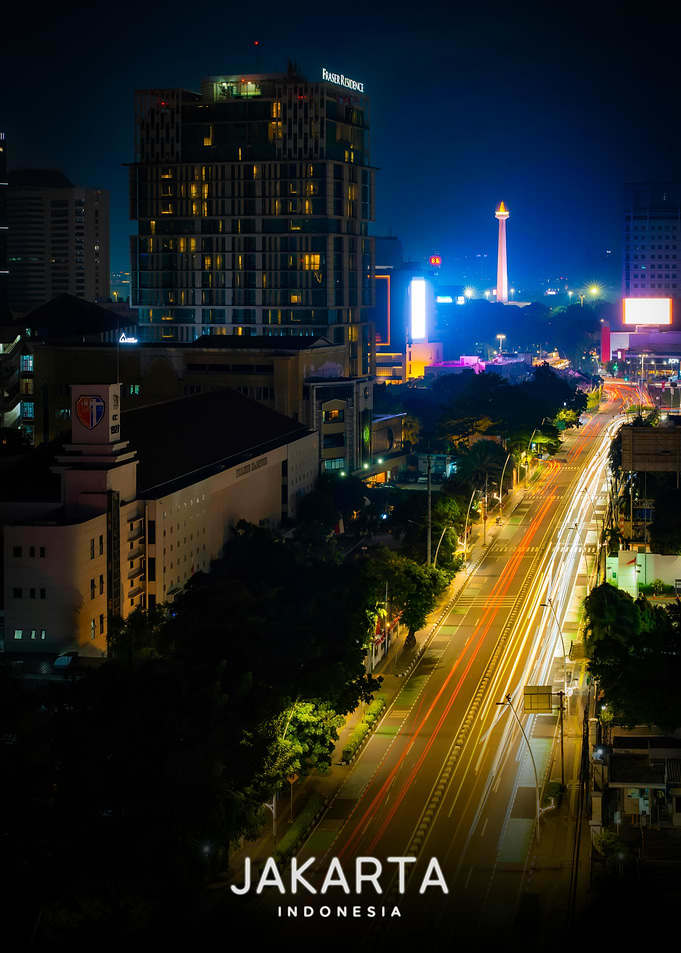 Jakarta Cityscape at Night