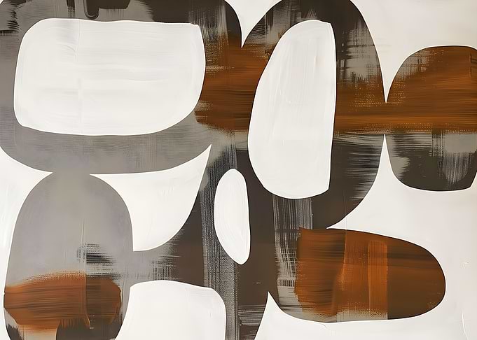Abstract Shapes in Earth Tones