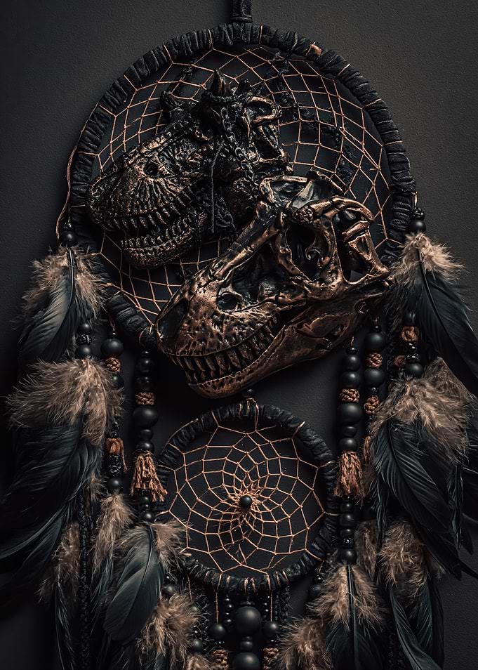Dinosaur Skull Dreamcatcher