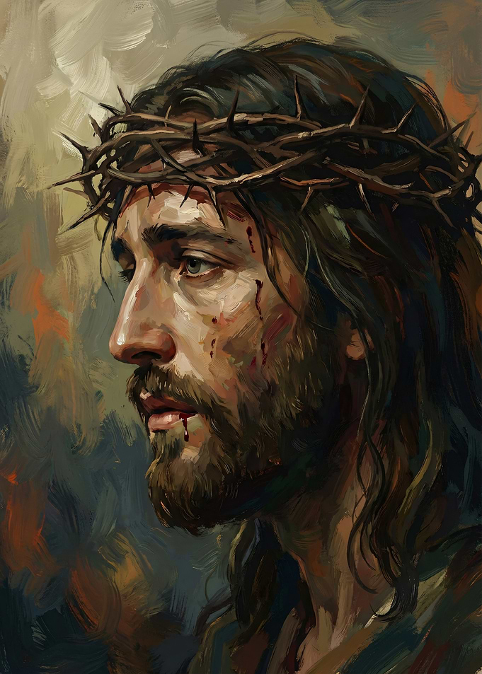 Jesus Christ with Crown of Thorns