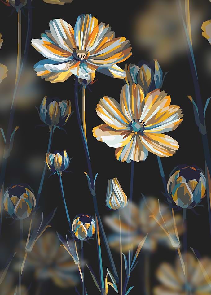 Stylized Floral Pattern