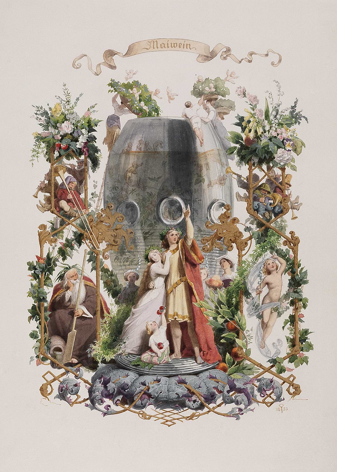 May Wine Celebration with Figures