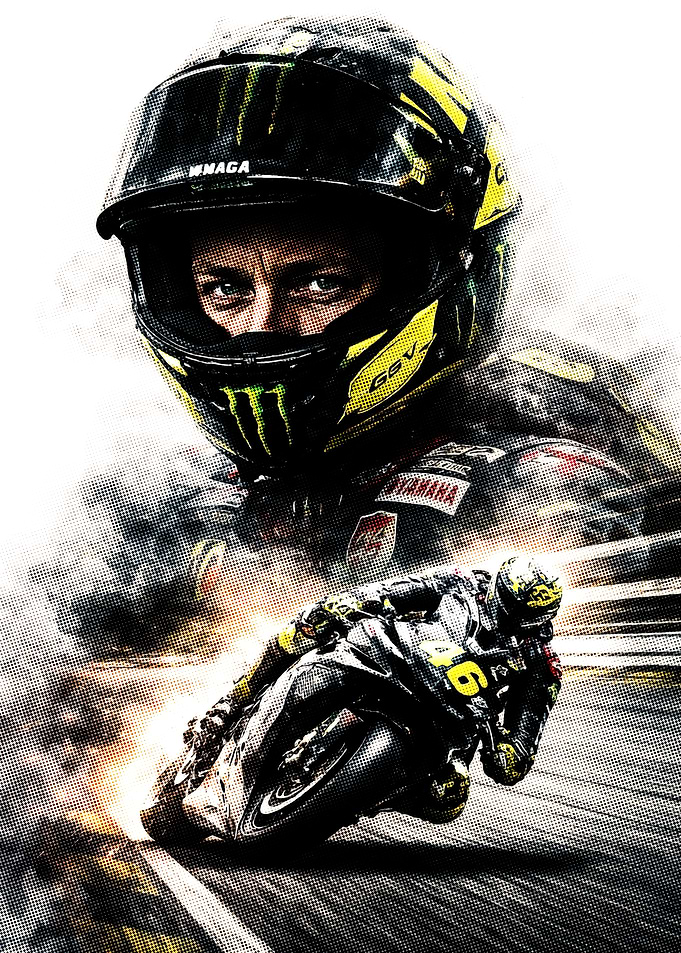 Valentino Rossi Motorcycle Racing