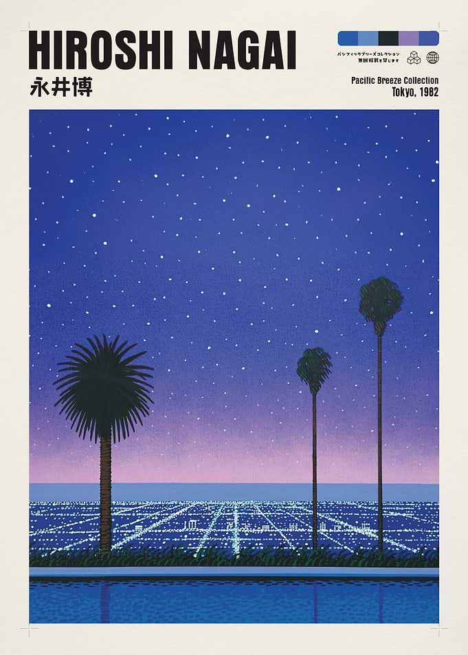 Hiroshi Nagai Cityscape at Night