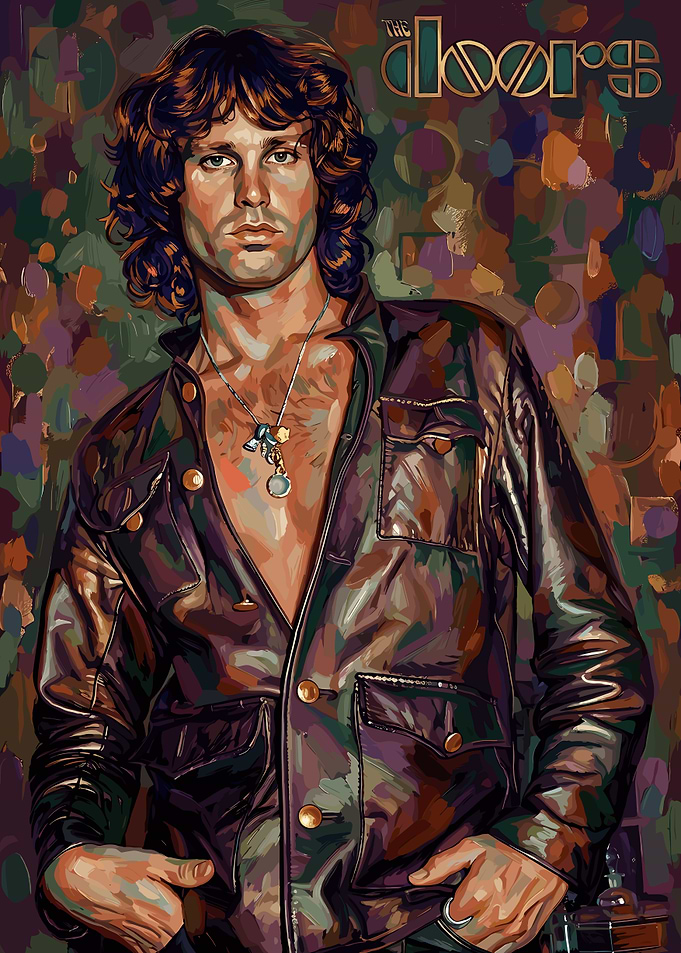 Jim Morrison The Doors Portrait