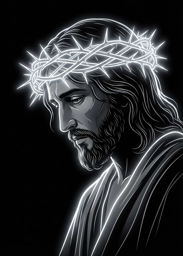 Jesus Christ with Crown of Thorns