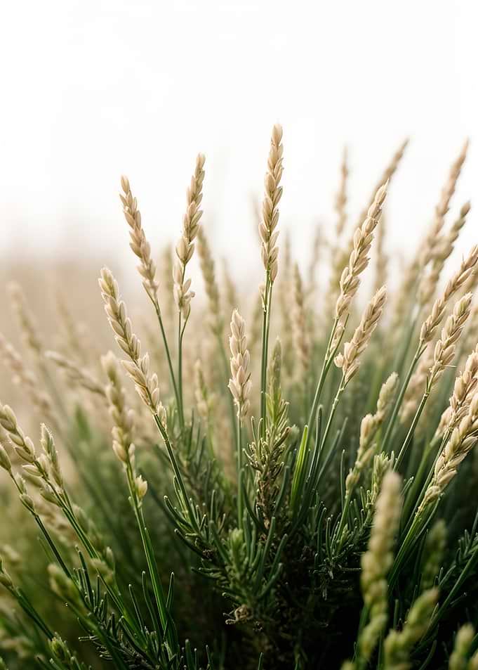 Close-up of Wheat Stalks