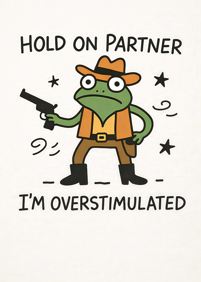 Frog Cowboy Overstimulated