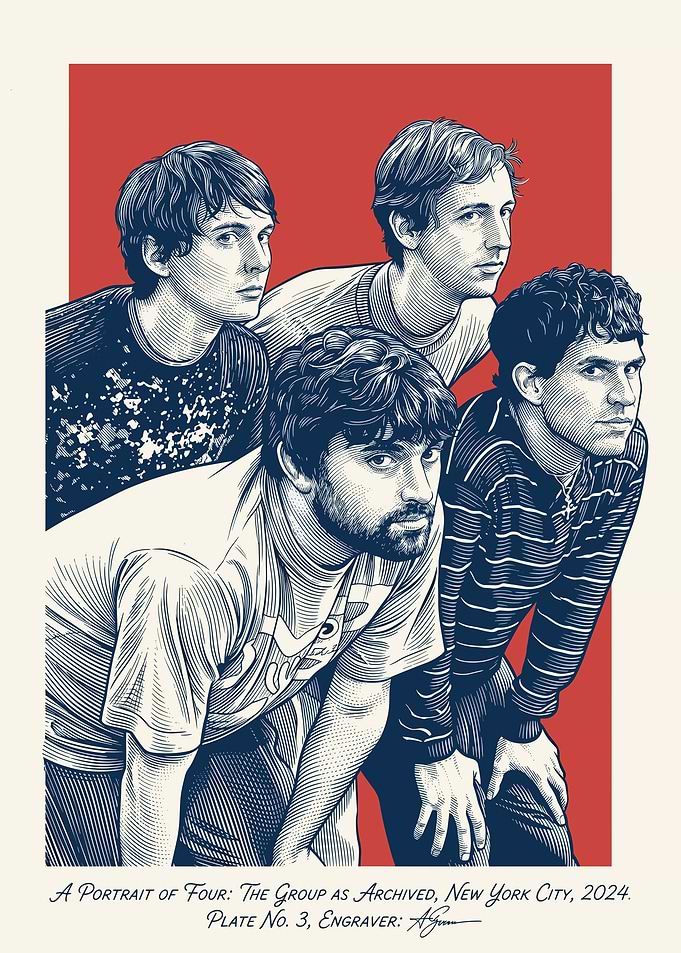 Portrait of Four Men